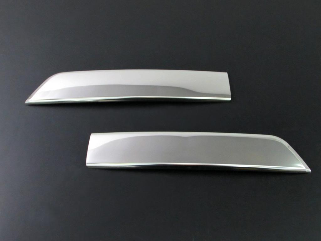 BRIGHTZ Prius ZVW30 Хромированные накладки на боковины переднего номерного знака из нержавеющей стали ZVW W30 30 22848 (Поздняя модель) Ультра-Зеркало [ЛИЦЕНЗИЯ-020]