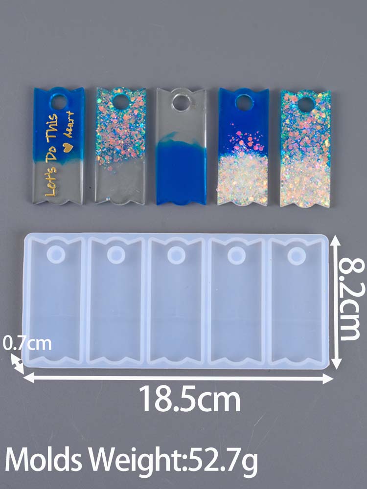 Аксессуары для стакана-тамблера Силиконовая форма DIY Подвеска для ювелирных изделий Изготовление поделок Эпоксидная смола 40 унций Тамблер Именная бирка Формы для литья Домашний декор