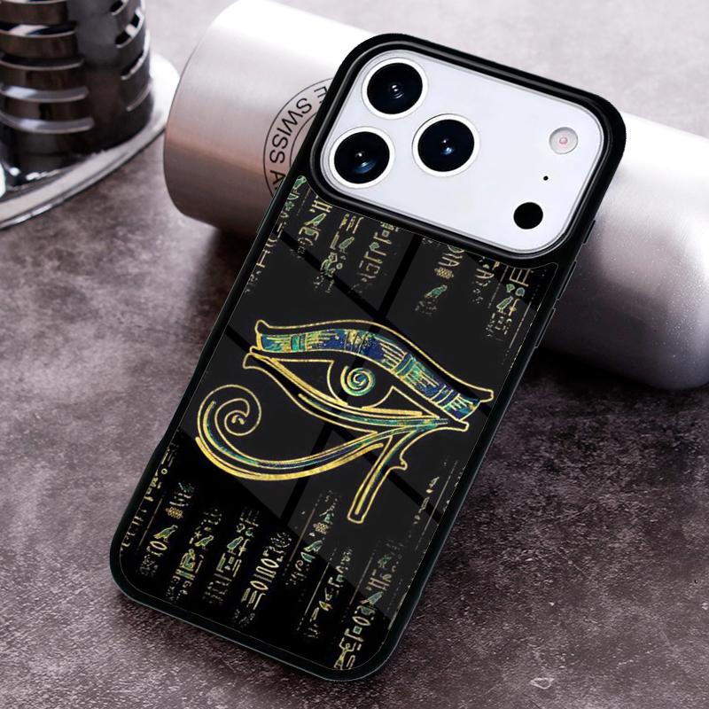 Египетский Глаз Гора Чехол Для Телефона Для iPhone 17 16 15 14 13 12 11 Pro Max Plus 17Air Мягкий Силиконовый Чехол