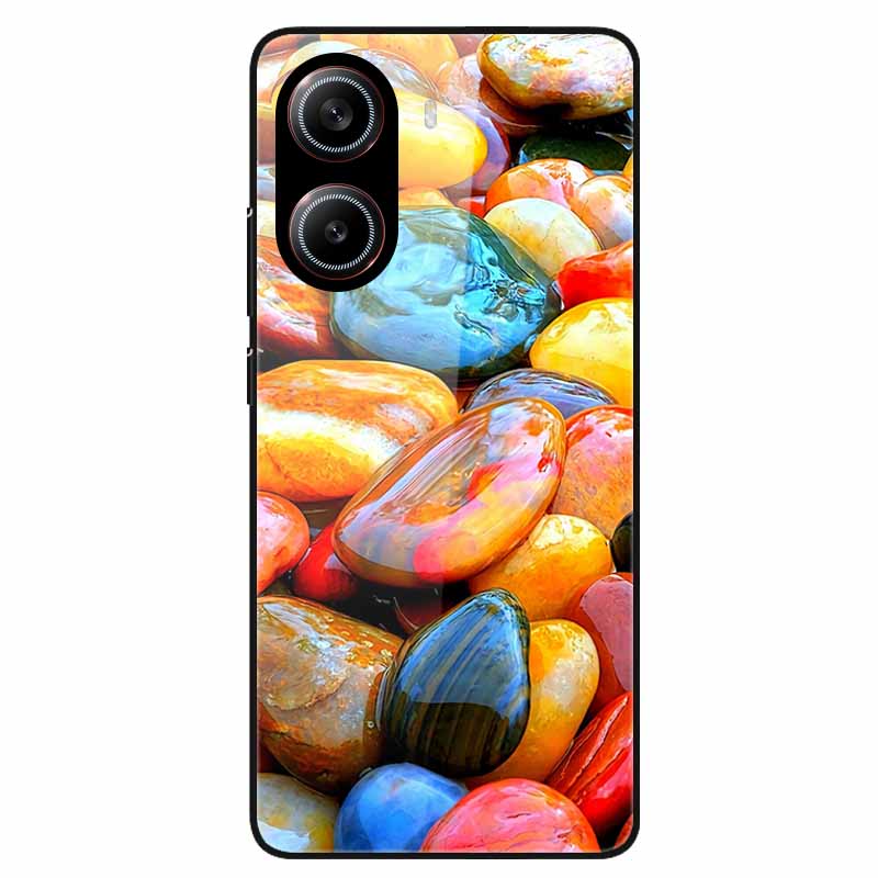 Чехол для Poco X7 Pro Модный Закаленное Стекло Жесткая Задняя Крышка Телефона для Xiaomi Poco X7 Pro Чехлы PocoX7Pro X 7 Pro X7Pro Корпус новый