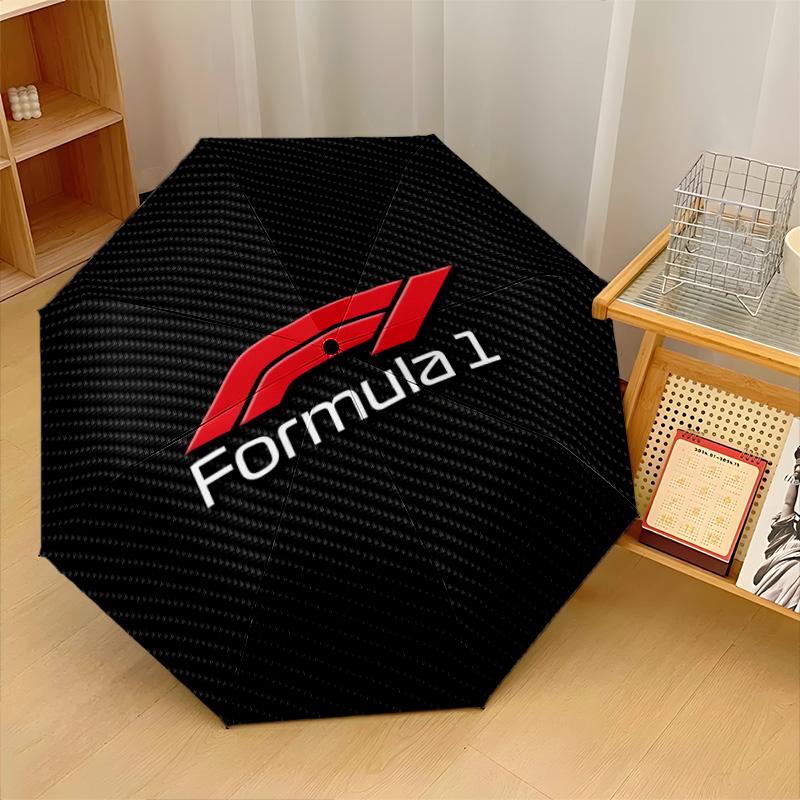 Печать F1 Авто 8?Складной зонт с ребрами, ветрозащитный, легкий, автоматический, для ежедневных поездок