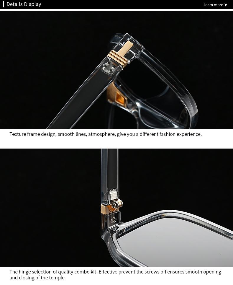 Cross-Border Export New Modern Retro Large Frame Men's Sunglasses Ins Style Street Shooting Big Brand Ink Lh290