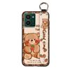 Fashion Design Ring Phone Case For Nokia HMD Pulse/Pulse+/Pulse Pro Anti-dust Wrist Strap Back Cover Cartoon Protective