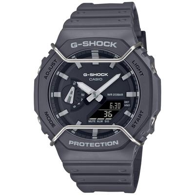Мужские часы G-Shock Tone on Tone Series GA-2100PTS-8AJF Gray [модель для Японии]