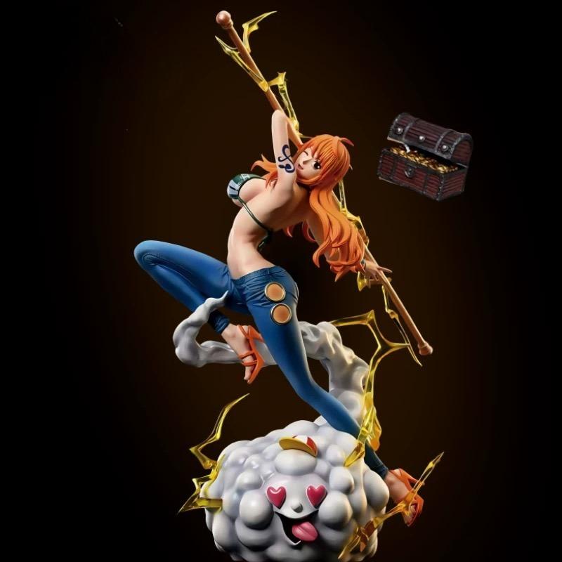 30 см Аниме Фигурка One Piece Нами Девушка Фигурка Действия Хентай ПВХ Статуя Модель Коллекция Комнаты Декорация Игрушки Украшения Подарок