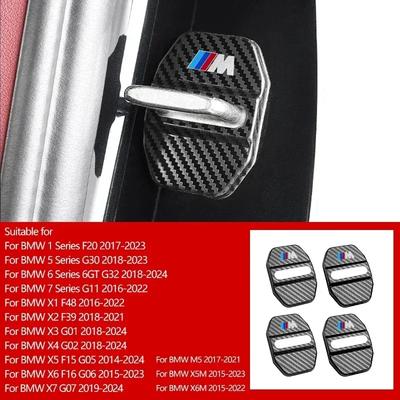 -4ШТ Наклейки на Замок Двери Автомобиля Для BMW 5 Серии F20 F15 G11 X1 F48 X2 F39 X3 G01 X5 G05 G06 G07 G20 G32 6GT G30 Аксессуары