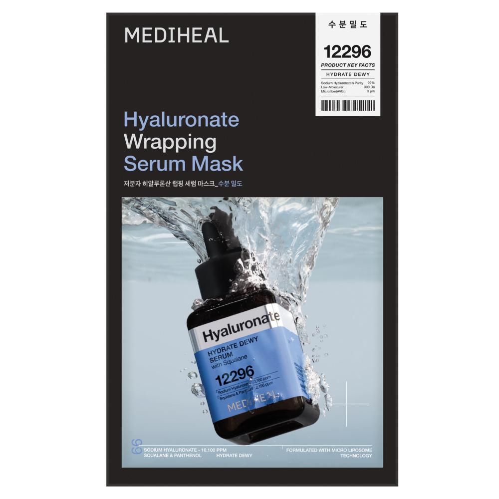 10 листов маски-сыворотки Mediheal Wrapping (выберите один из пяти типов: Мадекассосид, Коллаген, Витамин С, Гиалуроновая кислота, Чайное дерево)