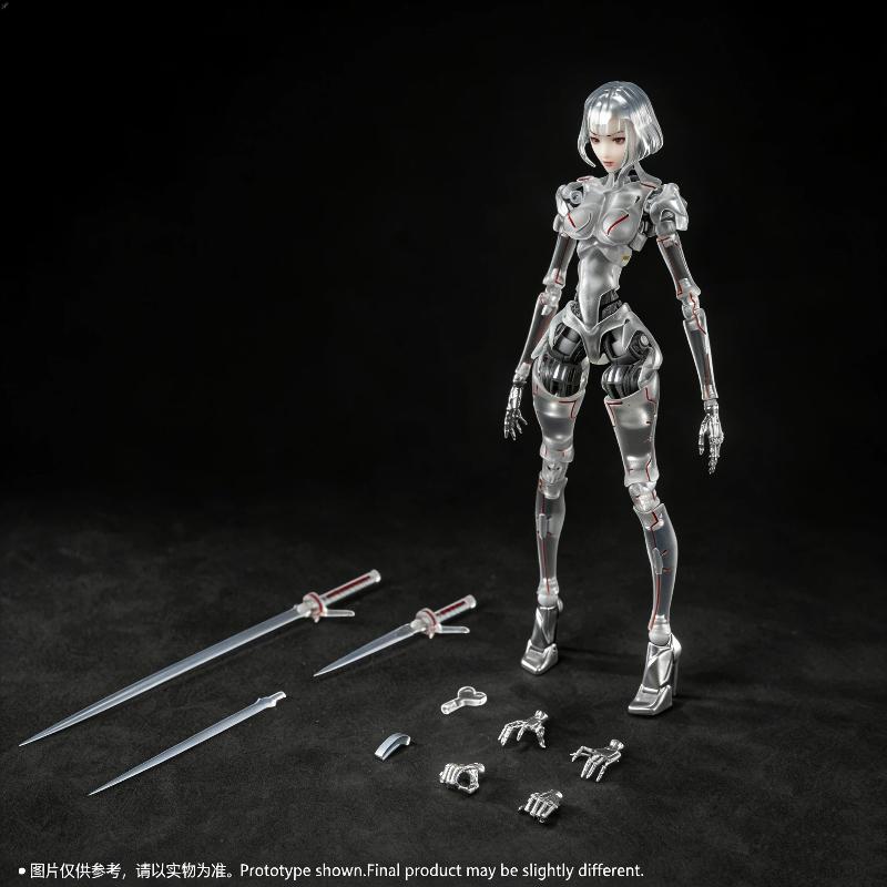 1/12 Научно-фантастическая фигурка андроида Ai Agent Femella C1 Фигурка на шарнирах Модель Коллекционная Gk Игрушка Настольное украшение Аниме Подарок