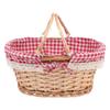 Portable Sundries Willow Woven Handwoven Storage Basket Vegetable Basket Fruit Basket Picnic Basket