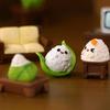 Resin Crafts Cute Zongzi Miniatures Handmade Micro Landscape Ornaments  Bonsai Decor