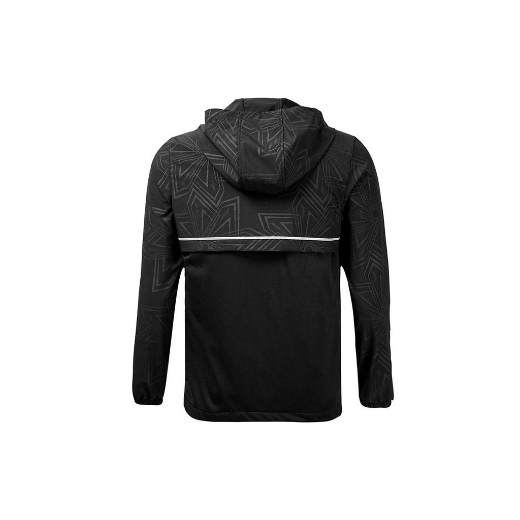 Li Ning Повседневная спортивная легкая куртка с капюшоном Мужские куртки Черный AYYR001-1