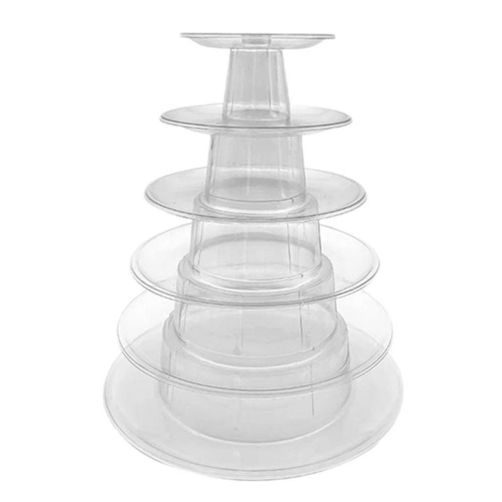 Transparent Cake Display Rack Lightweight Dessert Display Rack Macaron Tower Stand Wedding Party