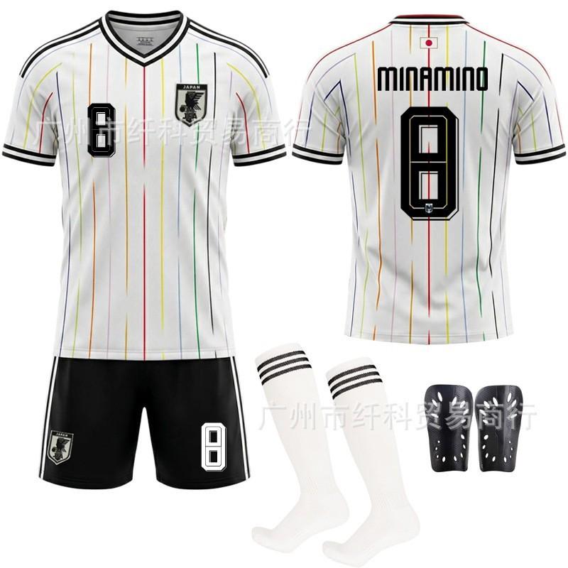 Japan 2024 Away Jersey No. 9 Ueda Kisei No. 20 Kubo Kenhide World Cup National Team Football Shirt Breathable Quick-Dry Adult Soccer Jersey