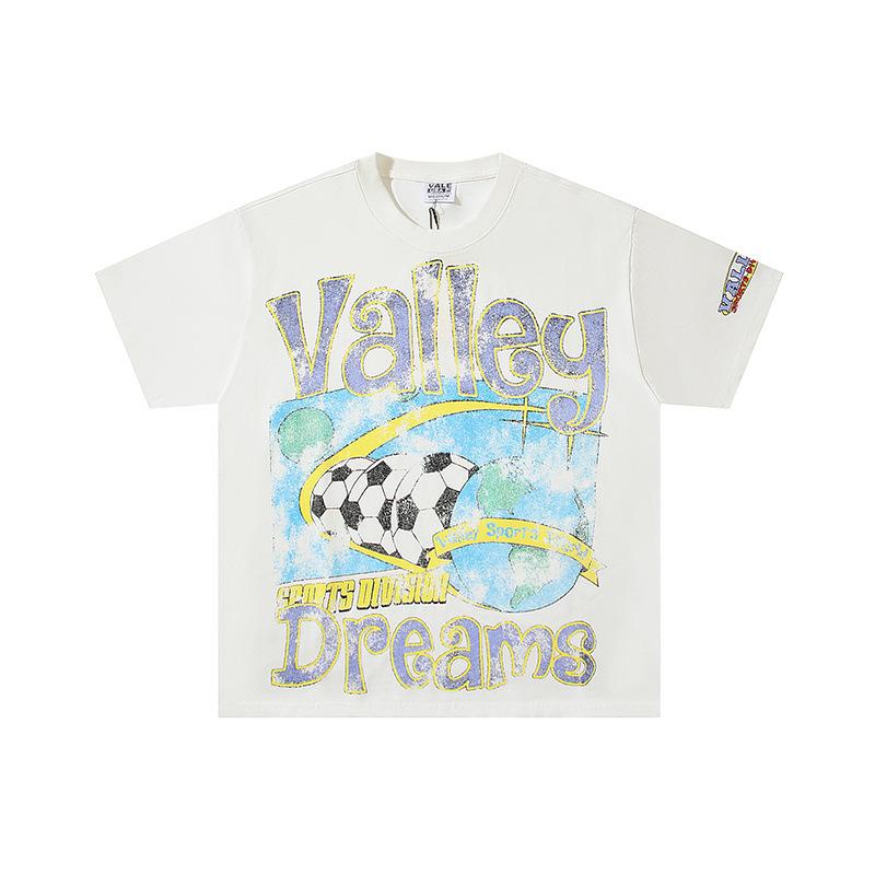 26 Cross-border foreign trade VALL Meichao high street retro washing water old direct injection hot diamond short sleeve pullover men's and women's 