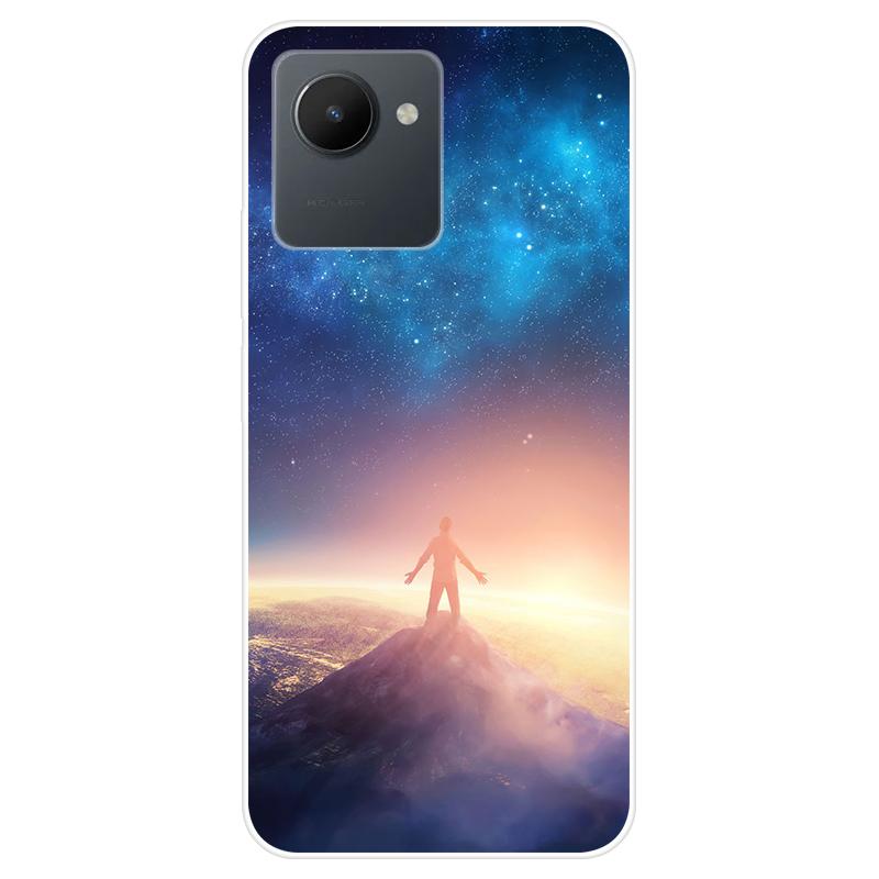 Для Realme C30S C 30S RealmeC30S чехол Мягкая силиконовая задняя крышка Чехол для телефона с рисунком из мультфильма Разнообразие