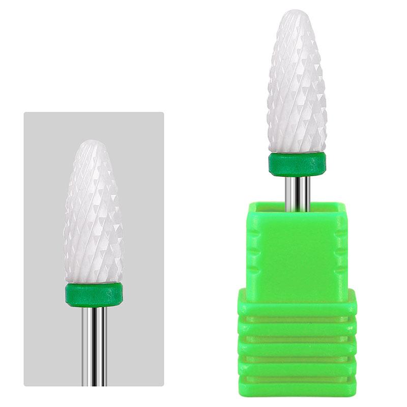Ceramic Carbide Nail Drill Bits Milling Cutter For Manicure Set Mill Brush Manicure Machine Accessories for Removing Gel Varnish