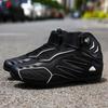 36-48 Men's/Women's High Top Motorcycle Shoes Boots Motorcycle Boots Swivel Button Velcro Bicycle Boots