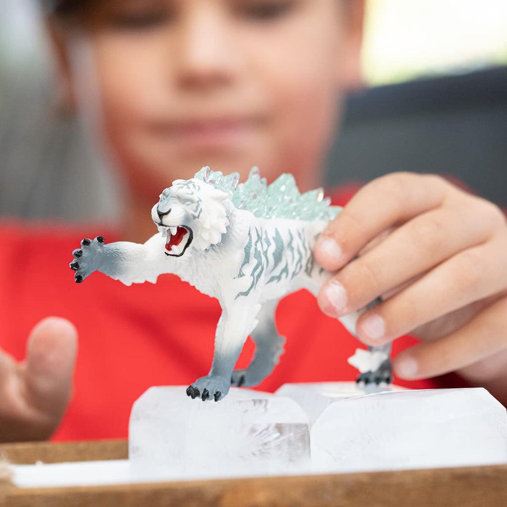 Schleich Элдорадо Ледяной Тигр Возраст Реалистичный Монстр Игрушка 70147 Фигурка, 6+,