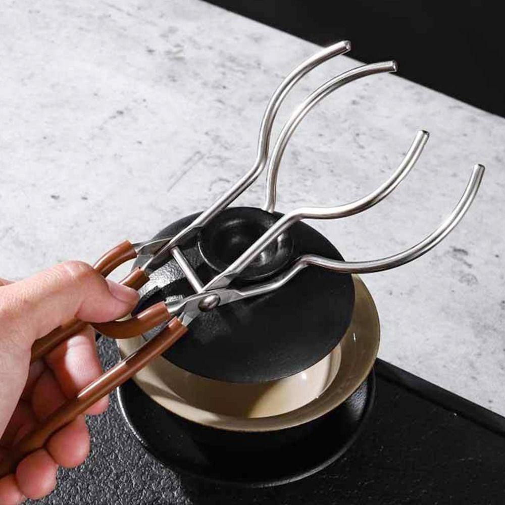 Многофункциональный помощник для заваривания чая из нержавеющей стали, устойчивая чашка для чая, нескользящая, зажим для чашки, чай