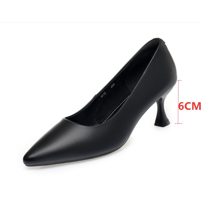 Fashion AIYUQI 2025 style women's high heels Pointed toe fashionable work shoes female Shallow mouth commuting formal shoes for women