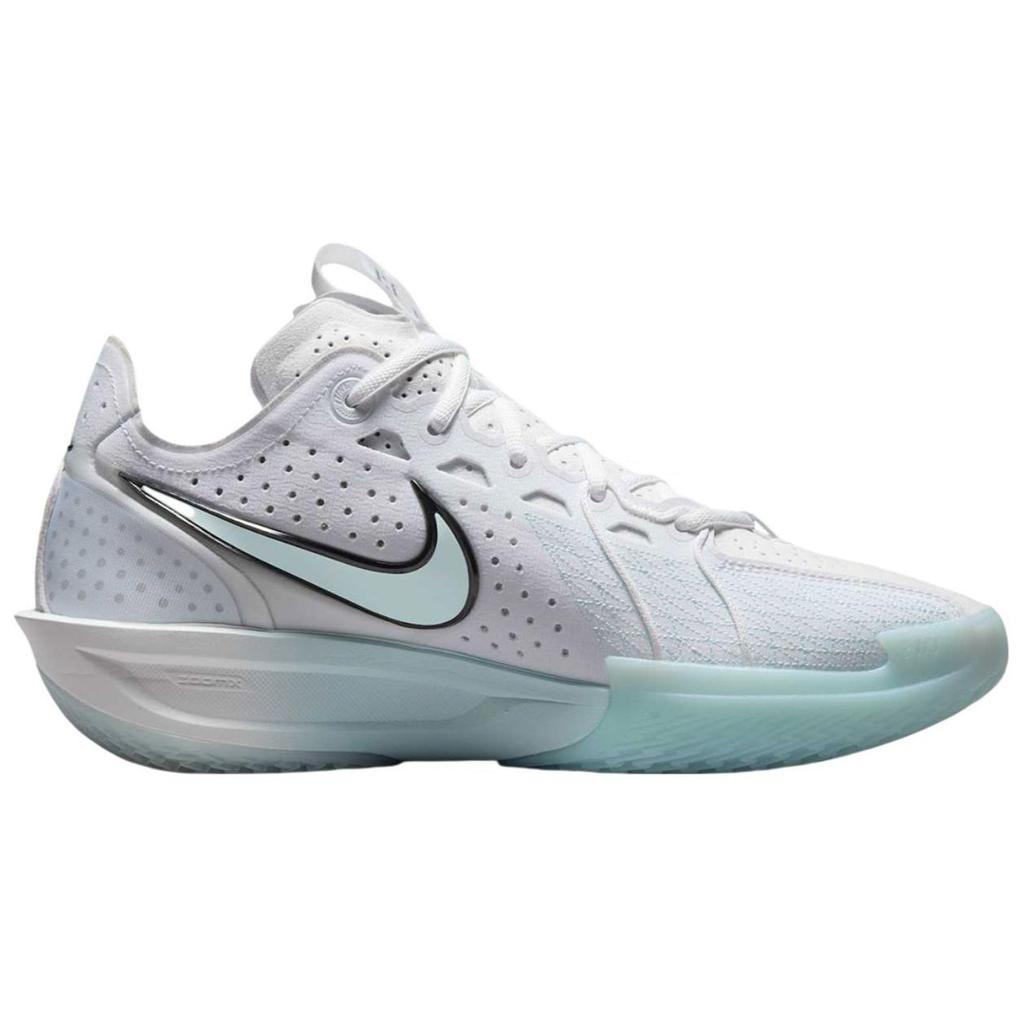 Nike Air Zoom GT Cut 3 Glacier Blue Мужские кроссовки Белый Металлик-Серебристый Светло-Лимонный-Твист DV2913-104