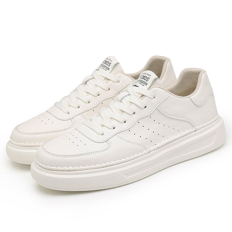 Весна/Осень Новые Дышащие Маленькие Белые Кроссовки Мужская Обувь Универсальная Повседневная Обувь Корейская Версия Тренд Кроссовки Мужские Скейтборд