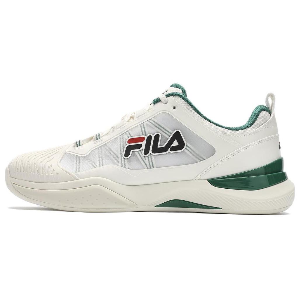 Fila SPEED SERVE Текстиль, Искусственная кожа Дышащее Покрытие Поддержка Низкий верх Теннисные кроссовки Мужские Белый Зеленый A12M411501FSW