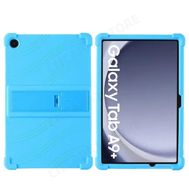 Thicken Silicone Case For Samsung Galaxy Tab A9 Plus SM-X210 X216B Protective Tablet Sleeve For Galaxy Tab A9+ 11'' Tablet Case