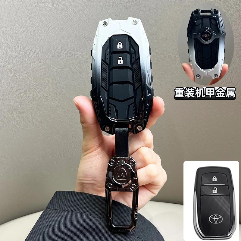 bsqrw5 Car Remote Key Case Cover for Toyota GR RAV4 Crown Hilux Fortuner Corolla SE 2023 Camry Yaris Land Cruiser Prado Venza Accessory