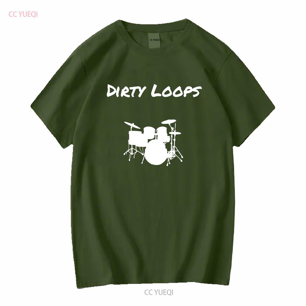 Dirty Loops Одежда Футболка с длинным рукавом винтажная Стиранная дизайнерская одежда Мягкая Эластичная уличная одежда Унисекс Повседневная