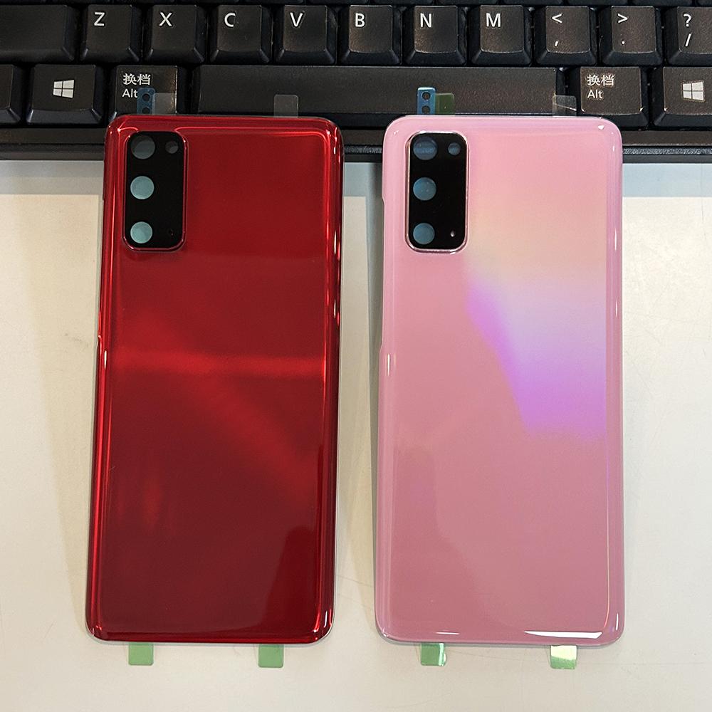 Задние крышки Крышки аккумулятора Корпус Для Samsung Galaxy S20 S20 Plus S20+ Задний Чехол из стекла