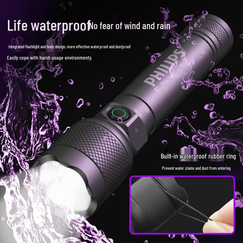 Philips SFL2188P Rechargeable LED Flashlight