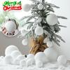 Белые Пенопластовые Рождественские Елки Снежки 4см 8см DIY Рождественские Шары Многоразовое Праздничное Украшение для Дома Ресторана Украшение Крыльца