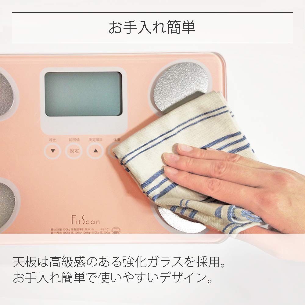 TANITA Измеритель состава тела Fit Scan FS-101-WH (белый) [Элемент]