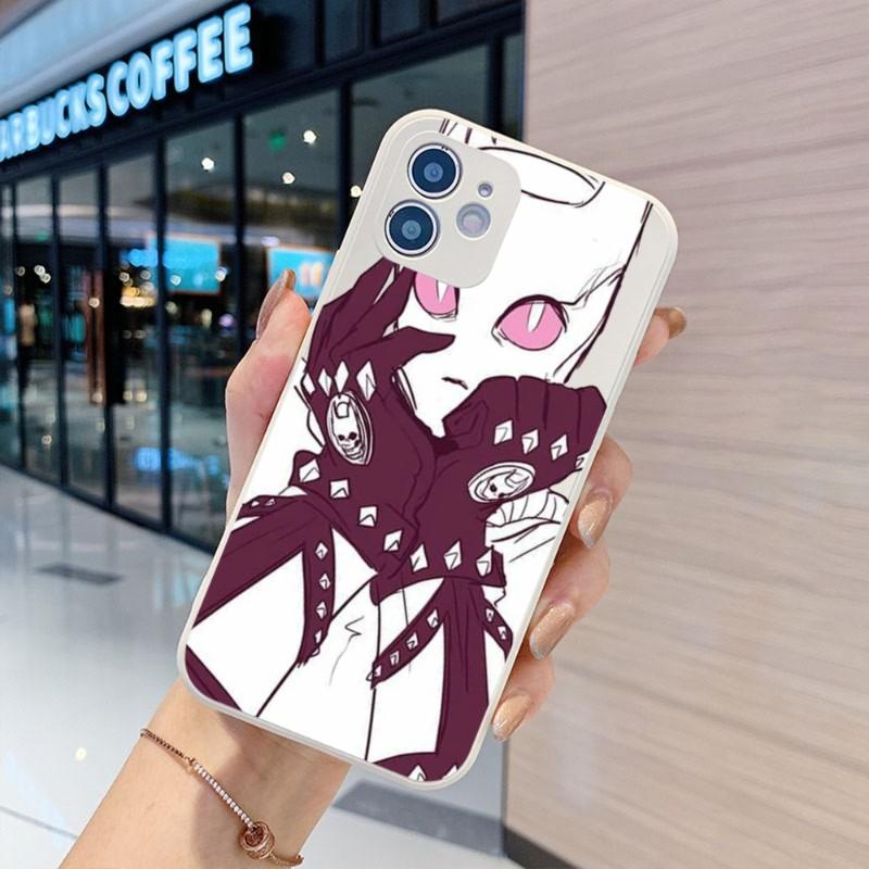 Чехол для телефона Cortoon JOJO'S BIZARRE для IPhone 14 11 12 13 Pro Max X XR XSMax 6 6S 7 8 Plus SE 2022, мягкий квадратный цветной чехол для телефона