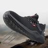 Oulylan Anti Smashing Safety Boots Puncture-Proof Lightweight Sneakers Men Steel Toe Work Shoes Non-slip Protective Footwear