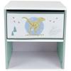 Bedside Table with Drawer Dinosaurs - Jurassic Word - FUN HOUSE - H.36 X W.33 X D.30 Cm