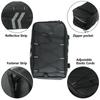 8L Bicycle Rear Rack Storage Luggage Waterproof Motobike Trunk Bag With Reflective Stripes Multi Pocket Organizer 30*18*11.5cm