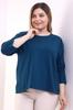 Женская блузка большого размера Блузка больших размеров с рукавом три четверти