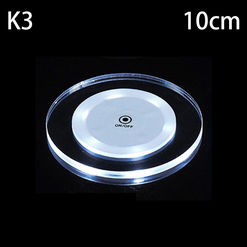 Светодиодная подставка под стакан, акриловая подставка для коктейльного коктейля, маты со светодиодной подсветкой, ультратонкая светодиодная подставка под стакан для украшения барного стола, аксессуары