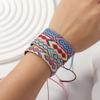 Женский браслет красочный декоративный удобный стильный ретро богемный браслет для пары веревка модные украшения