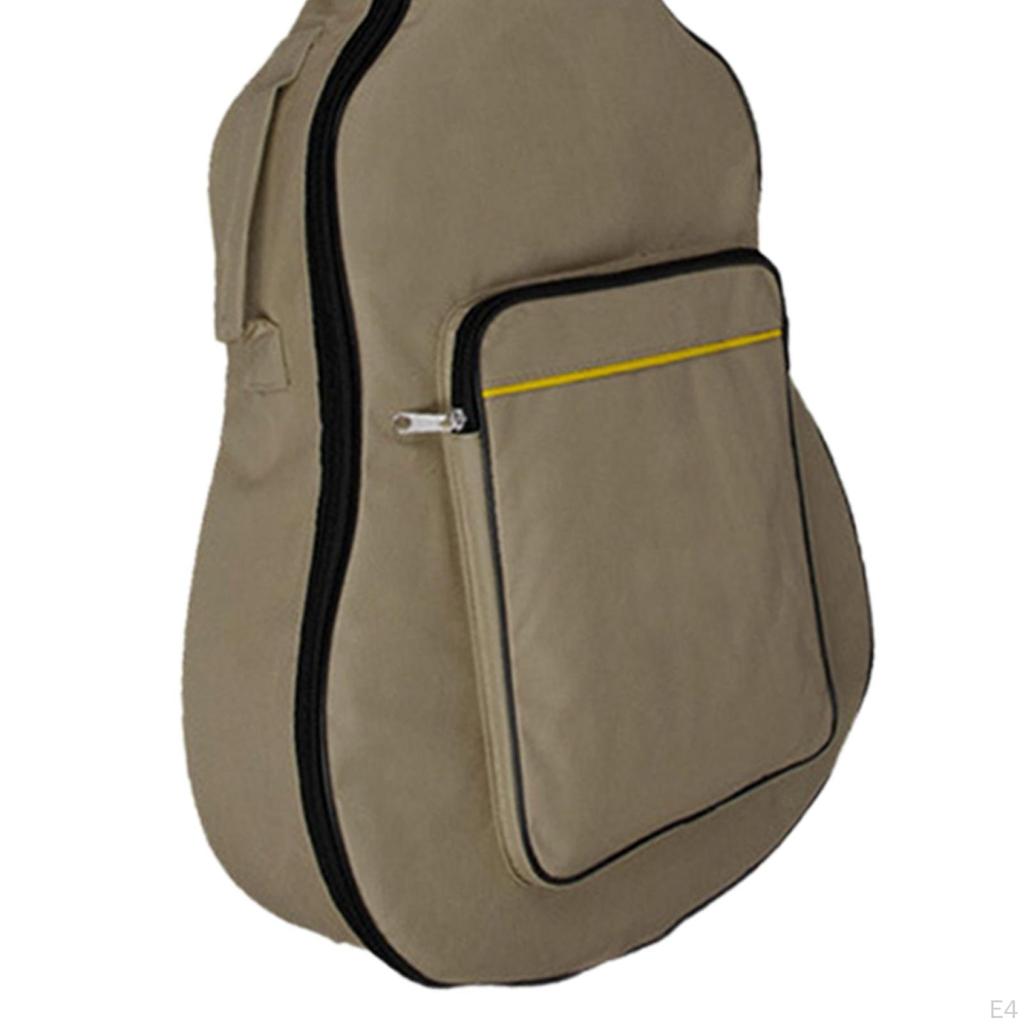 41" Acoustic Guitar Backpack with Secure Storage