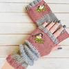Soft Knitted Fingerless Gloves Spicy Girl Y2k Winter Mittens Elastic Half Finger Gloves  Outdoor