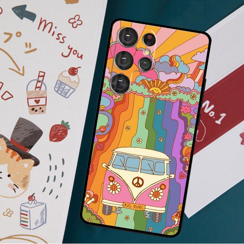 Чехол Indie Hippie Art для Samsung Galaxy S23 S21 S22 Ultra Plus S20 FE Note 20 Note 10 S8 S9 S10 Plus