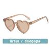 Children Heart Sunglasses Outdoor Cartoon Colorful Sun Glasses For Kids Girls Boys Vintage