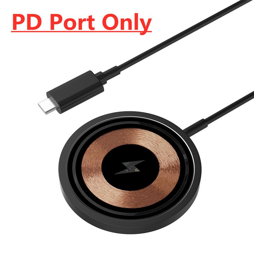 100 Вт Магнитная беспроводная зарядная подставка для телефонов Зарядные устройства для iPhone 15 14 13 Pro Max Airpods Портативная станция быстрой зарядки Macsafe PD