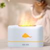 Увлажнитель воздуха с холодным паром, аромадиффузор с эфирными маслами, с эффектом пламени, USB, для офиса