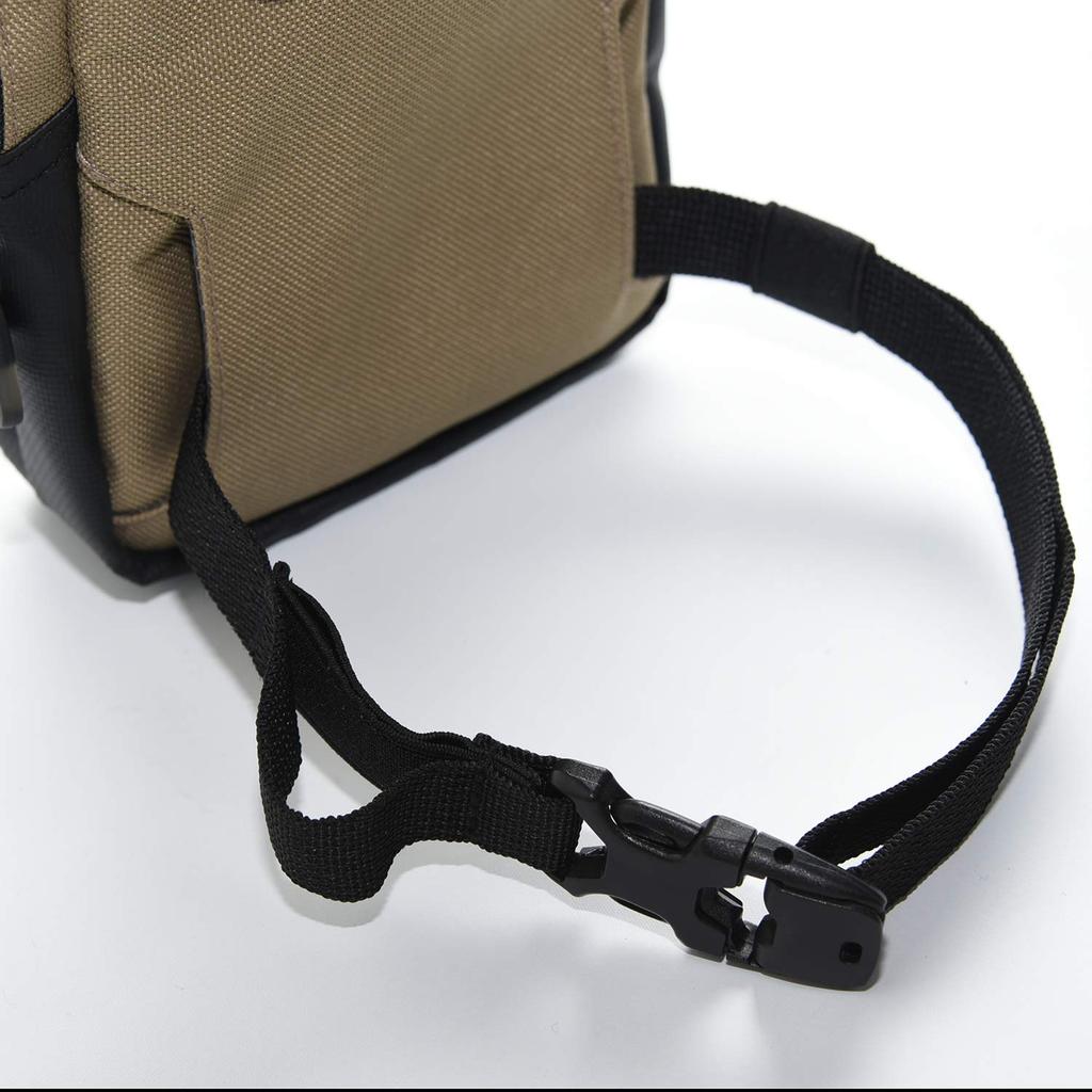 RS TAICHI Motorcycle Leg Bag, Holster Bag, Body Bag, Waist Bag, Waist Pouch, Touring Belt Pouch, RSB280, Unisex Adult, Black