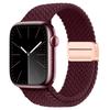 Эластичный радужный нейлоновый плетеный ремешок для Apple Watch с магнитной застежкой