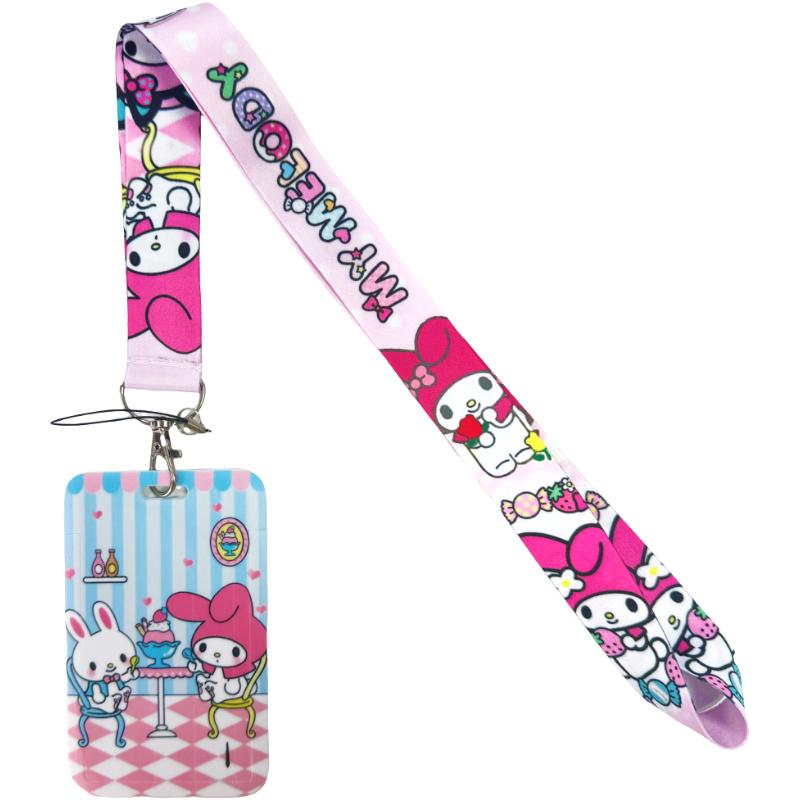 Anime Movie Lanyard For Keys Chain Credit Card Cover Pass Mobile Phone Charm Straps ID Badge Holder Key Accessories